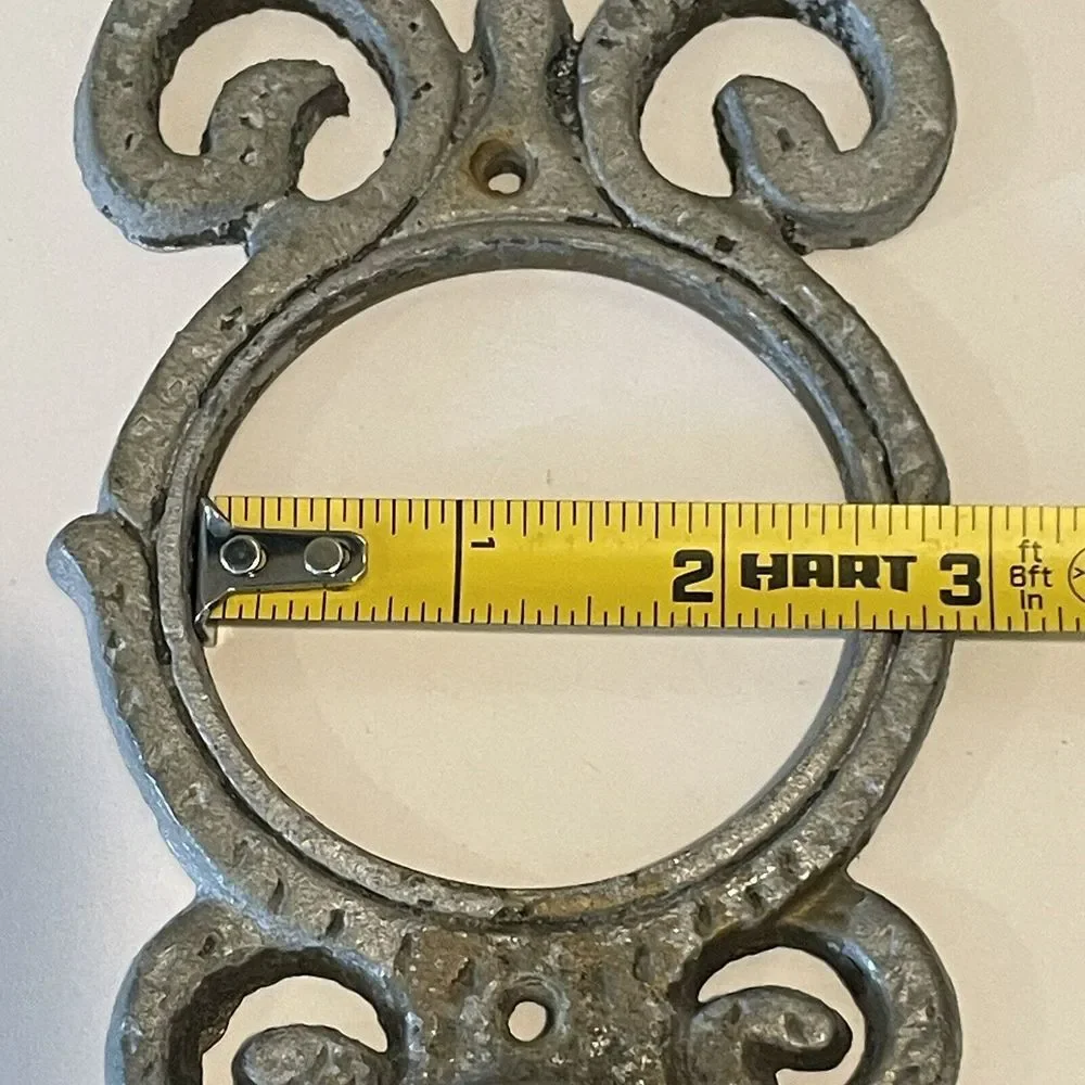 Vintage Aluminum Ornate‎ Door Handles Art Deco Mid-Century 12